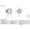 BOSCH Alternátor 0986045101