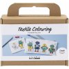Creativ Company Kreatívna súprava Mini Craft Kit Textile Colouring Robot