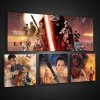 Donga Obraz na plátne: Star Wars The Force Awakens - set 1ks 80x30 cm a 3ks 25,8x24,8 cm