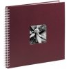 Hama Album klasický špirálový FINE ART 36x32 cm, 50 strán, bordová, biele listy