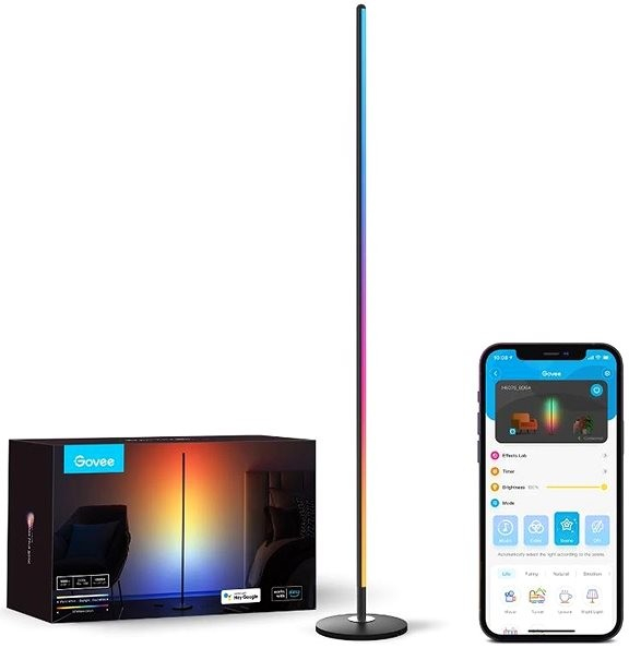 Govee RGBICW Smart Corner Floor Lamp