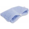 Baby Nellys rukávnik Velvet 40 x 20cm svetlo modrá