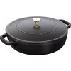 Staub Kastról so samopodlievacou pokrievkou 28 cm 3,7l čierny