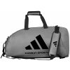 ADIDAS 2 in 1 Bag PU Combat Sports L, grey/black