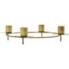 House Doctor Adventný svietnik Stage Antique Brass Ø 25 cm