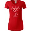 Barová chémia - pivo - Dámske tričko z organickej bavlny Origin (GOTS) - M ( Červená )