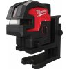MILWAUKEE M12 CLL4P-0C křížový liniová laser ZELENÝ, samonivelace, 38m/100m s detektorem, 4933479202 4933479202