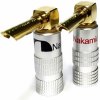 Nakamichi Banana Plugs Angle N0534AE (Reproduktorové uhlové banánové (konektory), cena za pár)