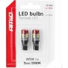 AMIO LED žiarovky CANBUS 5 W 12 V/24 V číre, 2 ks AM04242