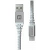 Swissten 71541011 Kevlar USB / USB-C, 1,5m, bílý