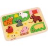 Janod Janod Drevené vkladacie puzzle pre najmenších Farma Chunky J07121