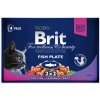 Brit Premium Cat Delicate Fillets in Gravy Cod fish, Salmon and Trout 4 x 100 g