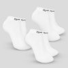 Ponožky Ankle Socks 3Pack White - GymBeam Veľkosť: M 32611-5-M