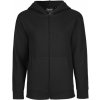 NEUTRAL O 13301 / Detská mikina na zips s kapucňou z bio bavlny - black 104-110