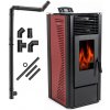 JAKS Pec na pelety 10 kW Karmen Red