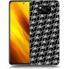 Picasee silikónový čierny obal pre Xiaomi Poco X3 - Separ - White On Black 2