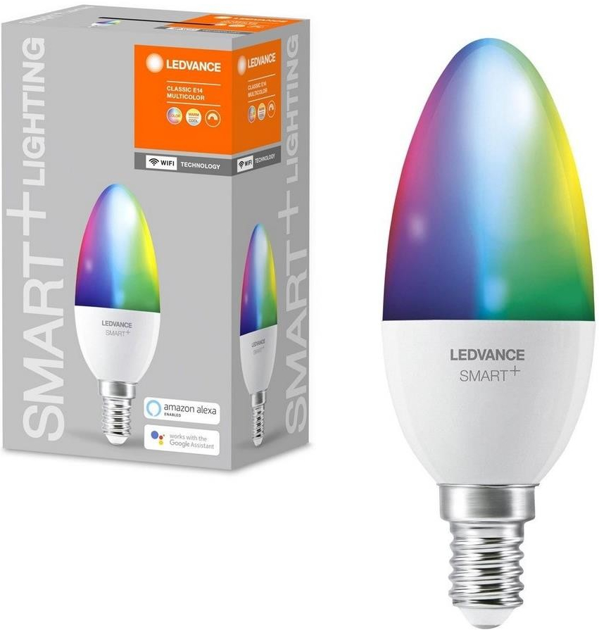 Ledvance SMART+ WiFi CL B TW 40 yes 5W E14, laditelná biela 2700K-6500K, stmievateľná, 1 ks