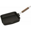 Nepriľnavá grilovacia panvica ANTIK ARS DELIZIA GIAVIA ČIERNA 36 x 26 cm