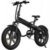 ADO A20F Beast, skladací elektrický bicykel - Čierna