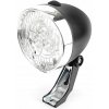 LAMPA CYKLISTICKÁ LAMPA ČIERNA LED RETRO + BATÉRIE