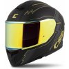 Prilba Integral GT 2.1 Flash, CASSIDA (čierna matná/metalická zlatá/tmavo šedá, veľ. 3XL) plexi s prípravou pre Pinlock