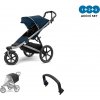 Thule Urban Glide 2 Alu / Majolica Blue 2022 + pláštenka + madlo