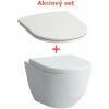 Laufen Pro - závesná WC misa 36 x 53 cm s Rimless a LCC + spomaľovacie sedadlo s poklopom