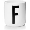Hrnček AJ písmeno F porcelánový