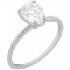 Eppi Zásnubný prsteň s pear moissanitom s výberom veľkosti Cooley R44940