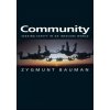 Community - Seeking Safety in an Insecure World (Zygmunt Bauman)(Brožovaná)