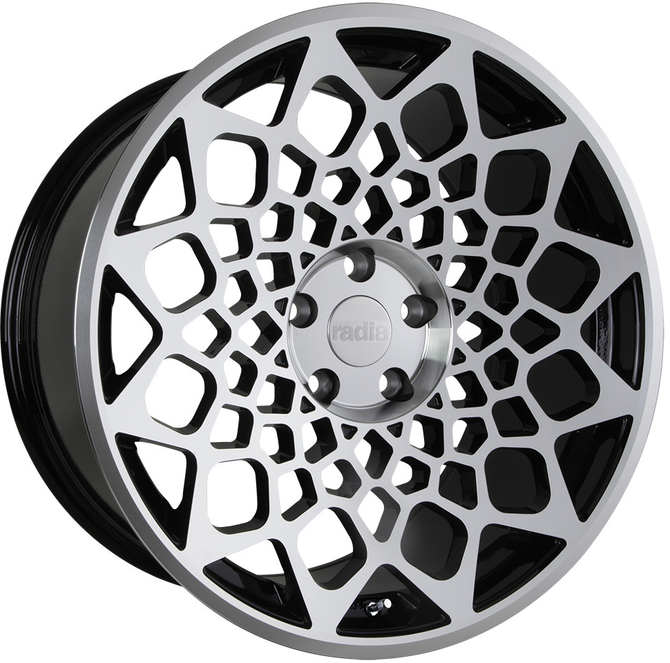 RADI8 r8b12 8,5x18 5x112 ET40 gloss black machined face