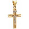Zlatnictvo.sk Zlatý prívesok Krížik PRI25301