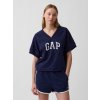 GAP Oversize mikina Gap Athletic s logom Tmavomodrá XXL