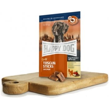 Happy Dog Tasty Toscana Sticks kačacie tyčinky 3x10g