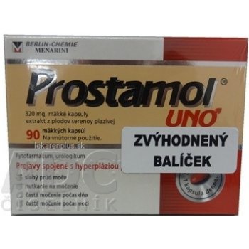Prostamol uno cps.mol.90 x 320 mg + 30 x 320 mg od 30,91 € - Heureka.sk