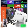 Mini projektor Android Wifi Full HD Bluetooth projektor s batériou Zenwire K400