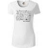 Matematika - čomu nerozumieš - Dámske tričko z organickej bavlny Origin (GOTS) - XS ( Biela )