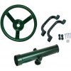 Set - detský volant, madlo, teleskop, zelený