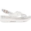 GOODIN White flat sandals biela 36 GOODIN 0000296768325