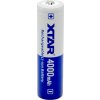 Nabíjateľný akumulátor Li-ion XTAR 18650 4000mAh 3,6V 10A s ochranou+púzdro