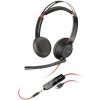 Poly náhlavní souprava Blackwire 5220, 3,5 mm jack + USB-C/A adaptér, stereo 8X231AA