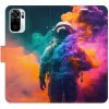 Flipové puzdro iSaprio - Astronaut in Colours 02 - Xiaomi Redmi Note 10 / Note 10S
