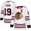 Adidas Dres Chicago Blackhawks #19 Jonathan Toews adizero Away Authentic Player Pro