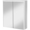 Zrkadlová závesná skrinka s LED osvetlením COMFORT, 60cm