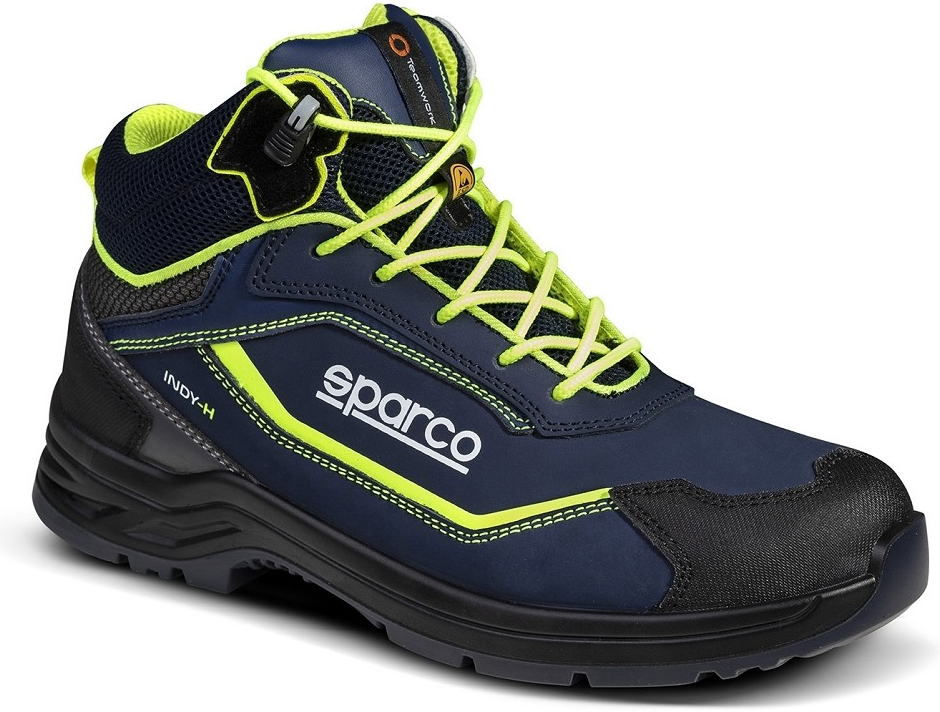 Sparco INDY RICHMOND ESD S3S SR LG Bezpečnostná obuv Modrá-Žltá