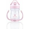 KikkaBoo hrnček so silikónovou slamkou 300ml Pink