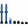 Muc-Off Tubeless Presta Valve KIT V2 bezdušové ventily, galuskový, modrá, 2 ks 60 mm