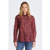 Gant rel lace print cot silk shirt fialová