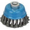 Bosch Miskovitá kefa pre uhlové brúsky oceľ spletaný drôt 75 mm hrúbka 0,5 mm 1608622029