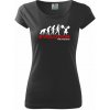 Evolution fitness Pure tričko Čierna